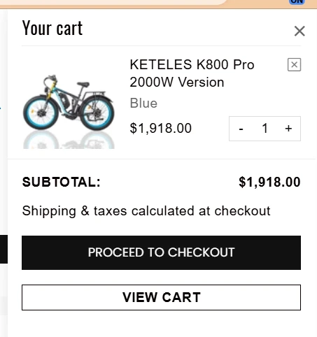 Cart OK